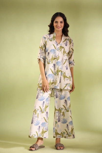 Serenity Breeze Printed Top and Palazzo Co-ord Set!