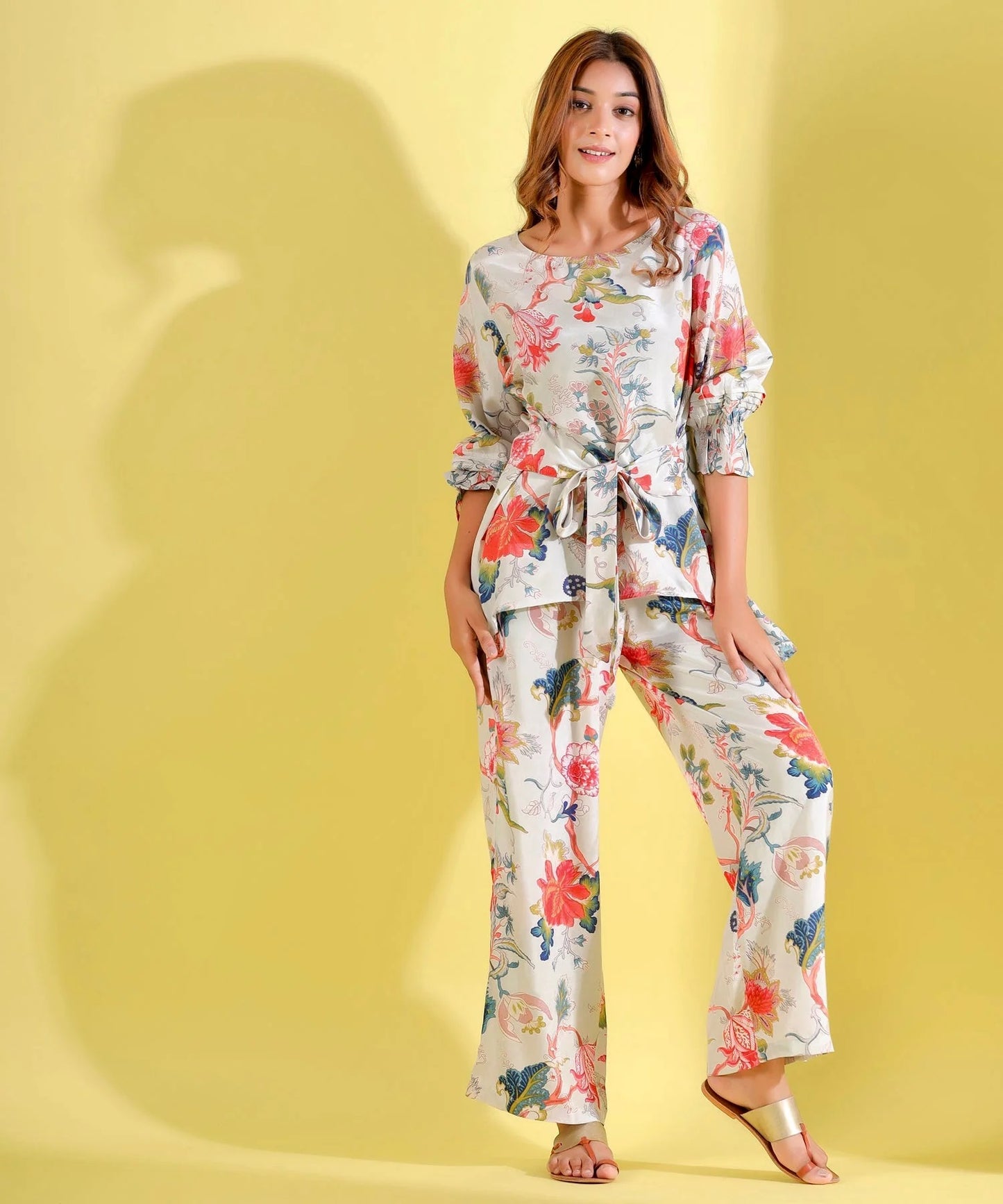 Harmonic Fusion Printed Top and Palazzo Co-ord Set!