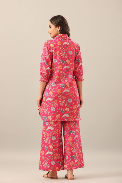 Tranquil Bloom Printed Top and Palazzo Co-ord Set!