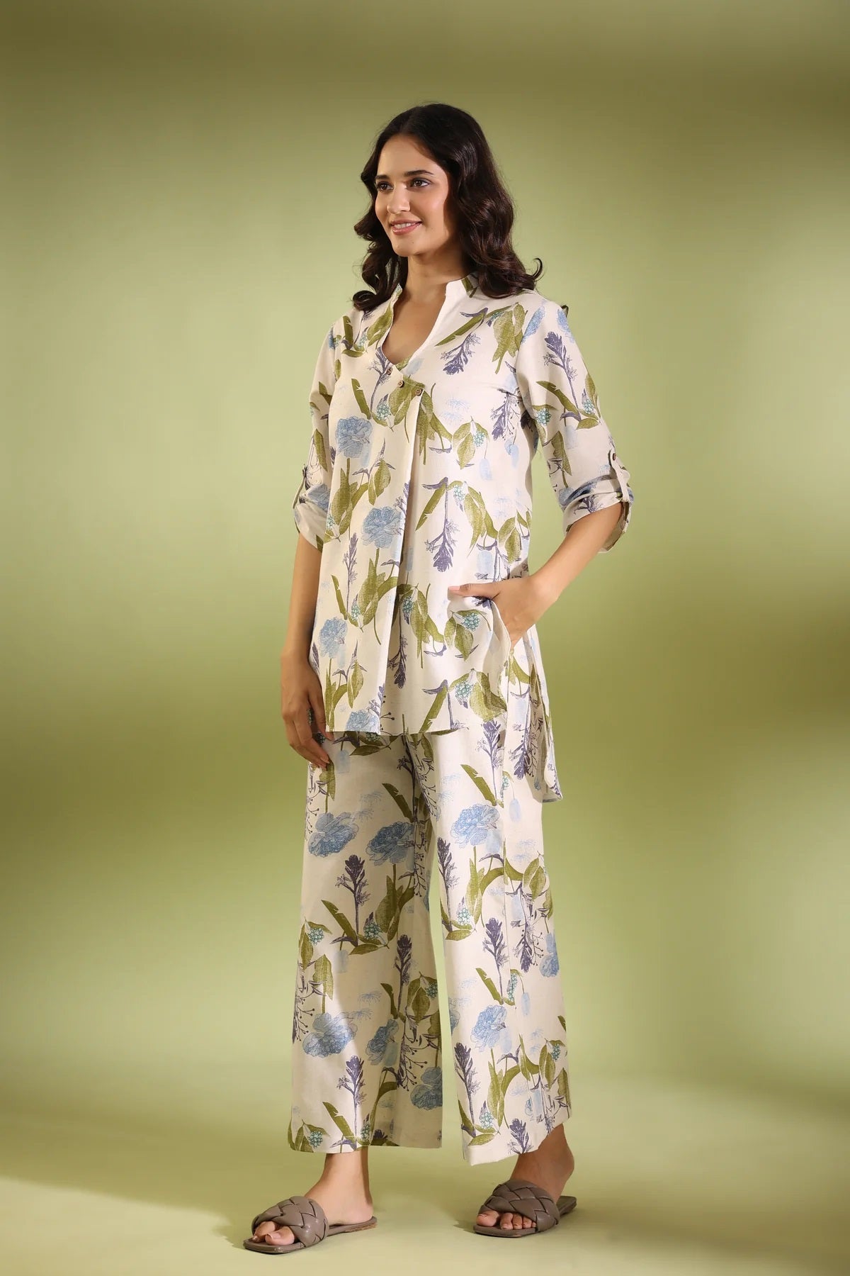 Serenity Breeze Printed Top and Palazzo Co-ord Set!