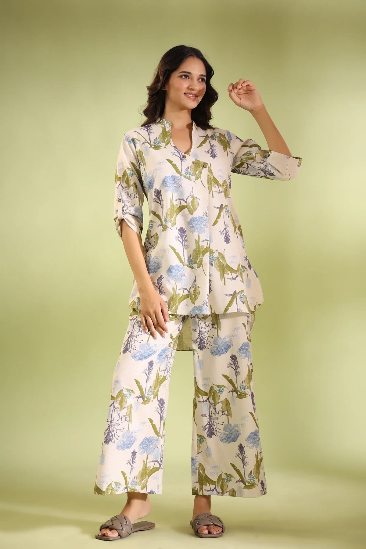 Serenity Breeze Printed Top and Palazzo Co-ord Set!