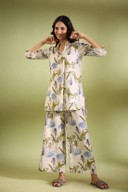 Serenity Breeze Printed Top and Palazzo Co-ord Set!