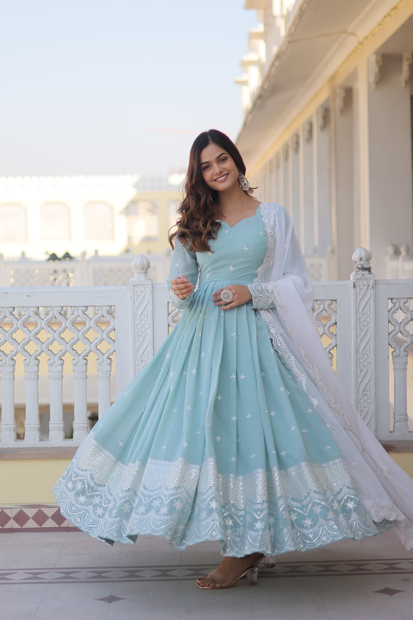 Oceanic Opulence Designer Ready-Made Gown Collection