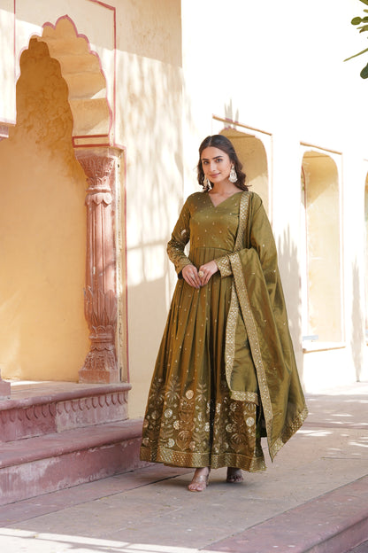 Golden Glow Designer Gown Collection