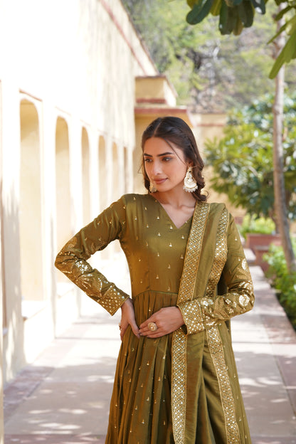 Golden Glow Designer Gown Collection