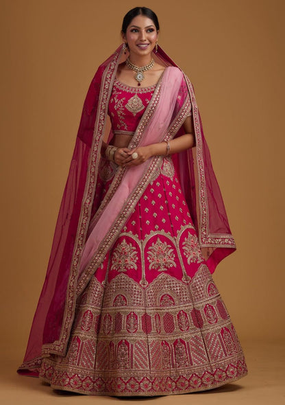 Letest Designer Malai Satin Embroidery Work Lehenga Choli.