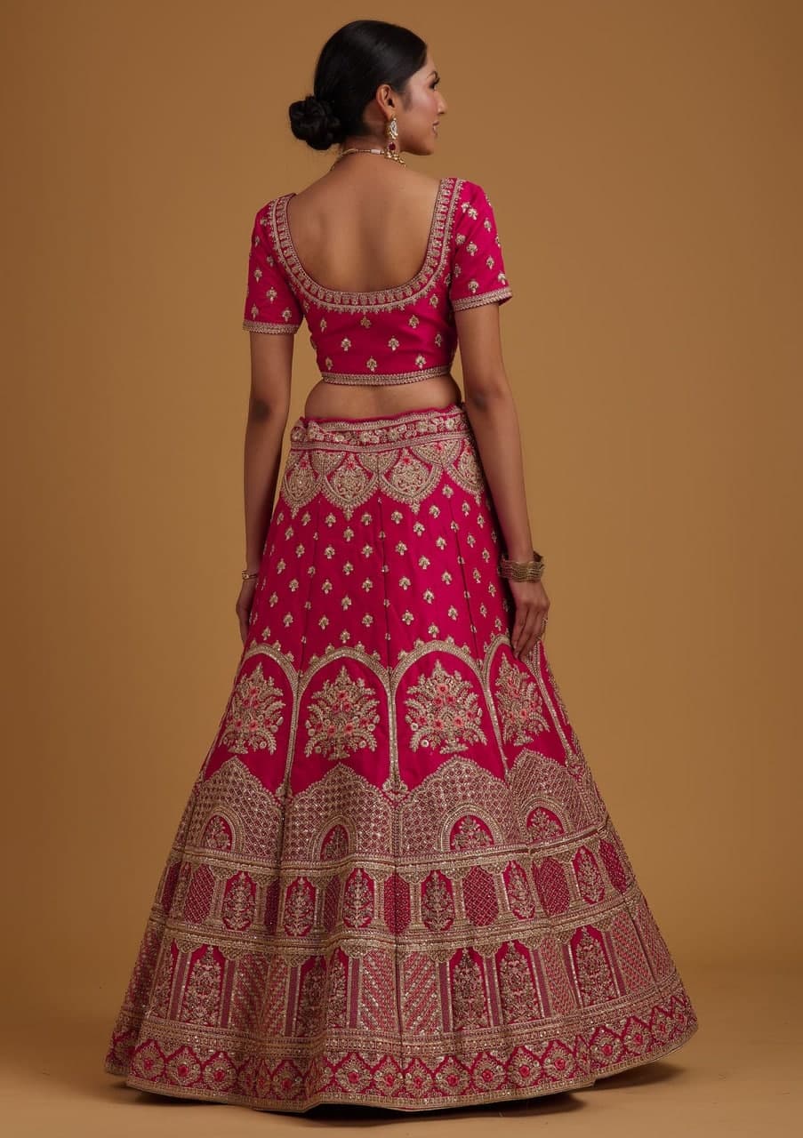 Letest Designer Malai Satin Embroidery Work Lehenga Choli.