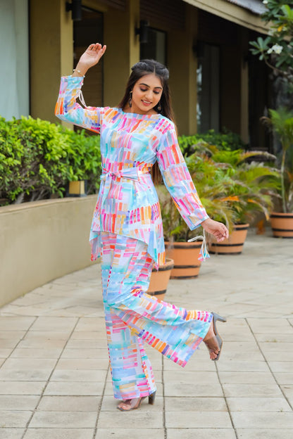 Newly Launched Printed Top and Palazzo Co-ord Set