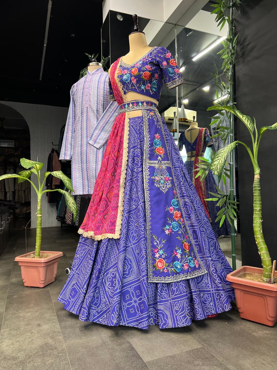 Iris Purple Heavy Summer Cool Lehenga Choli